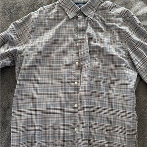 Men's Pattered Button Down Dress Shirt